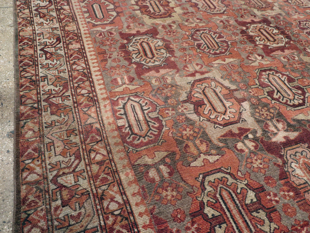 Antique Persian Malayer Carpet, No.20472 - Staging