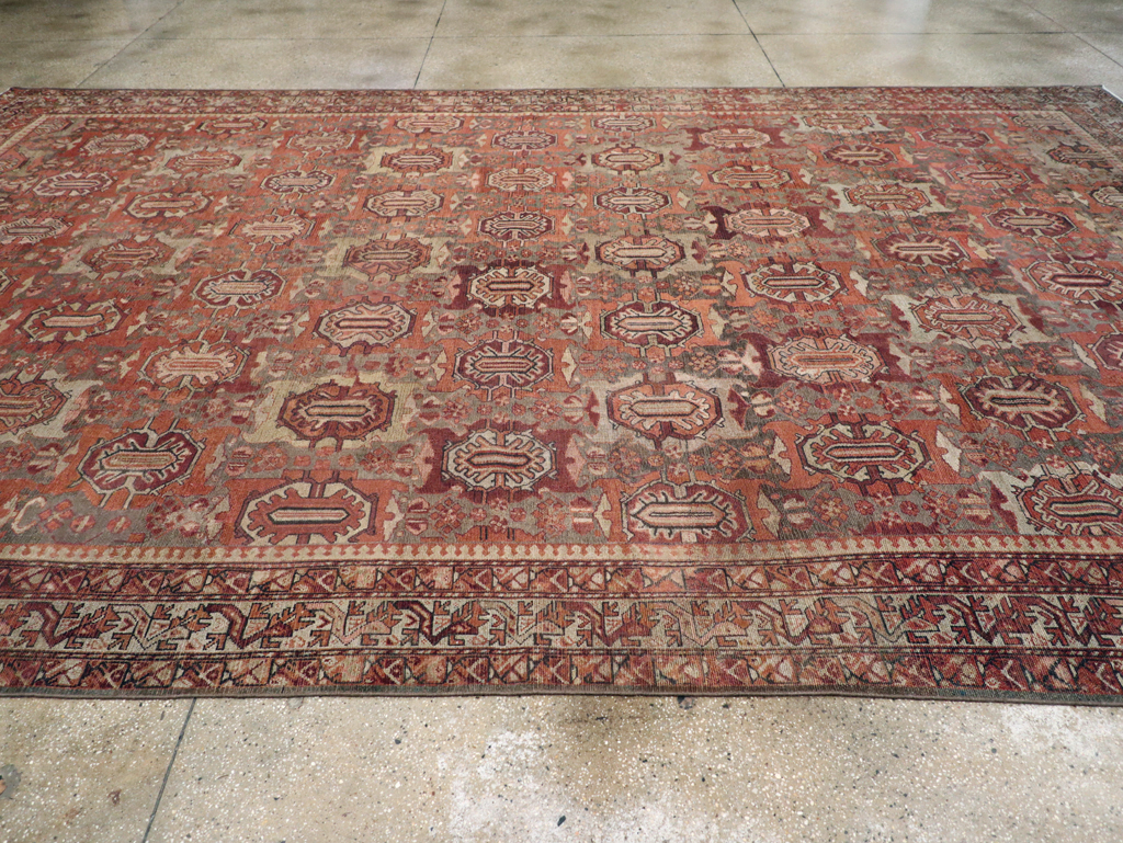 Antique Persian Malayer Carpet, No.20472 - Staging