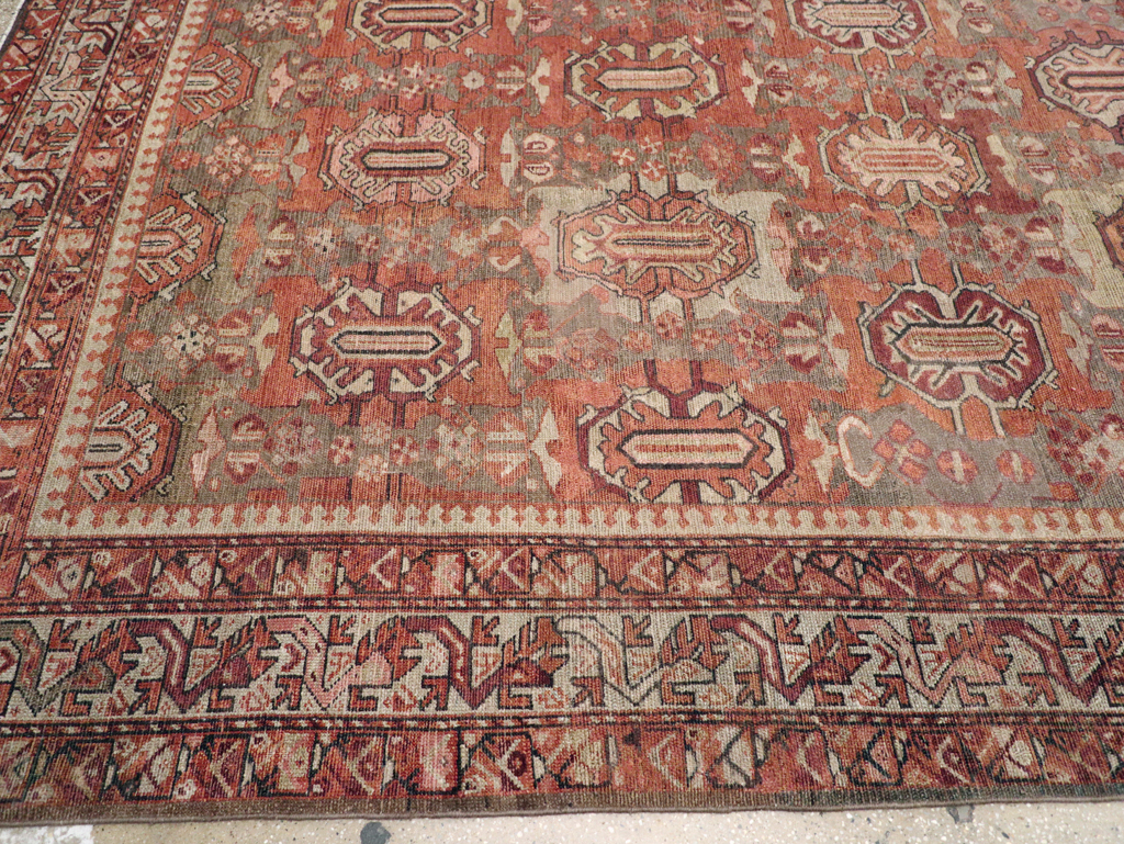 Antique Persian Malayer Carpet, No.20472 - Staging
