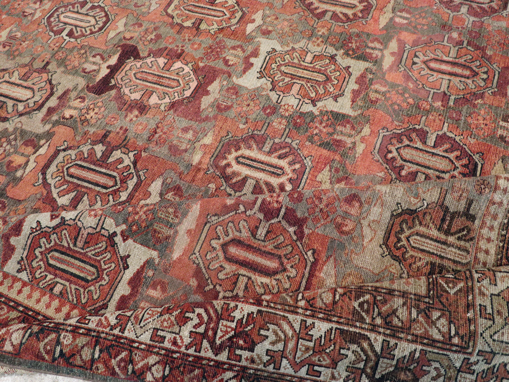 Antique Persian Malayer Carpet, No.20472 - Staging