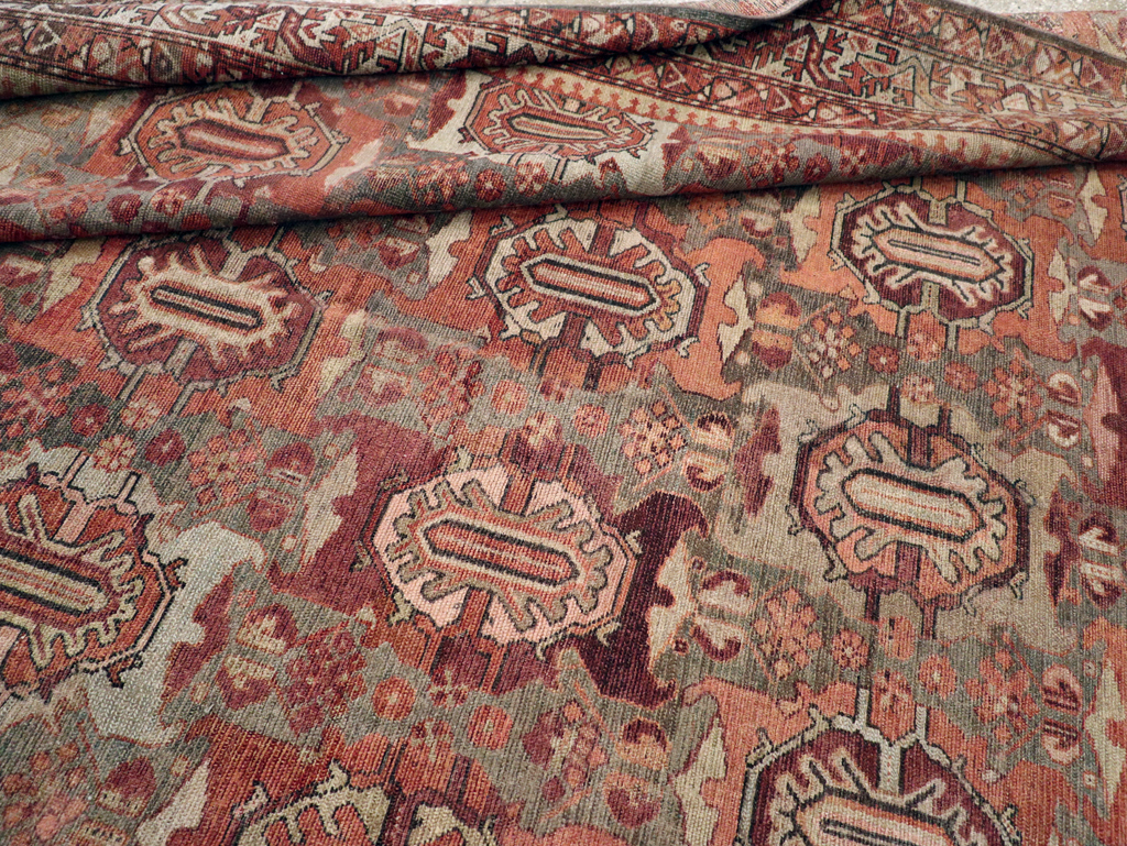 Antique Persian Malayer Carpet, No.20472 - Staging