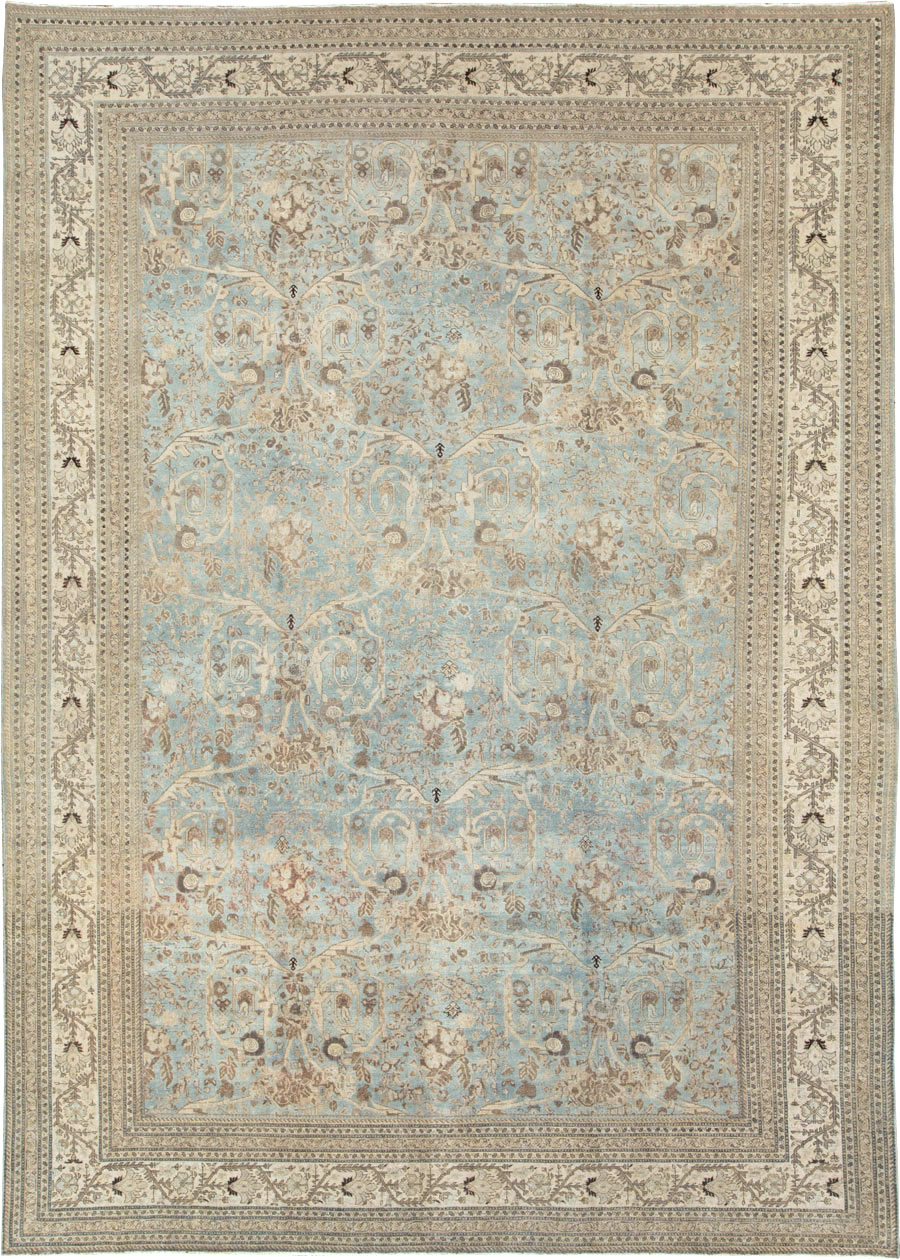 Antique Persian Tabriz Carpet, No.20476 - Staging