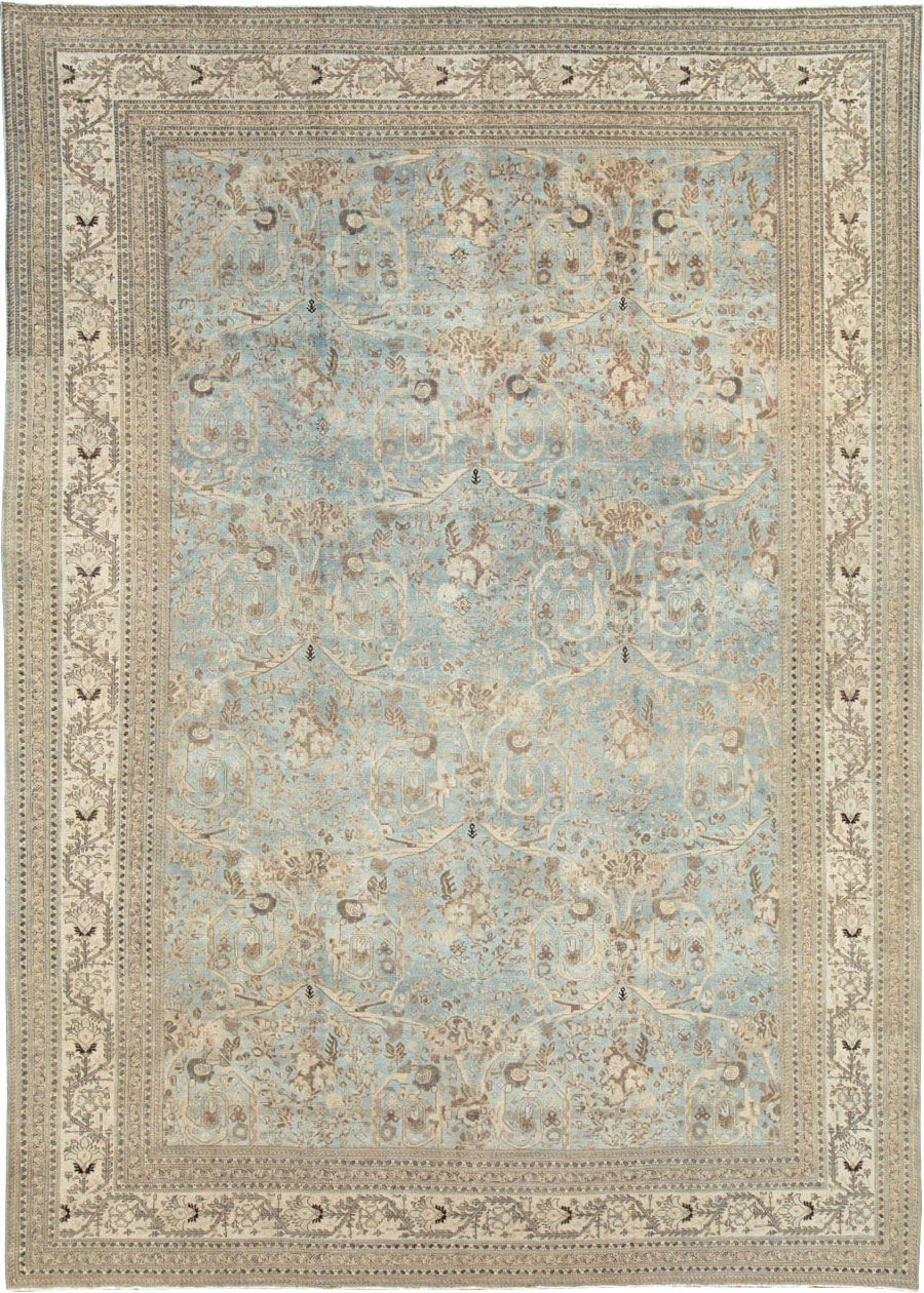 Antique Persian Tabriz Carpet, No.20476 - Staging