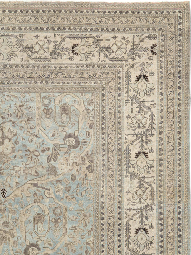 Antique Persian Tabriz Carpet, No.20476 - Staging