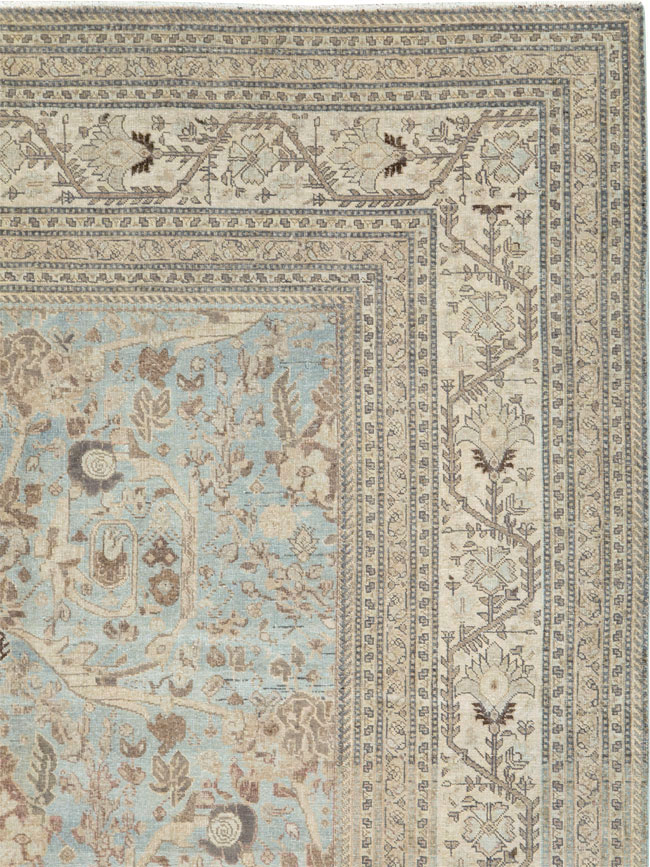 Antique Persian Tabriz Carpet, No.20476 - Staging