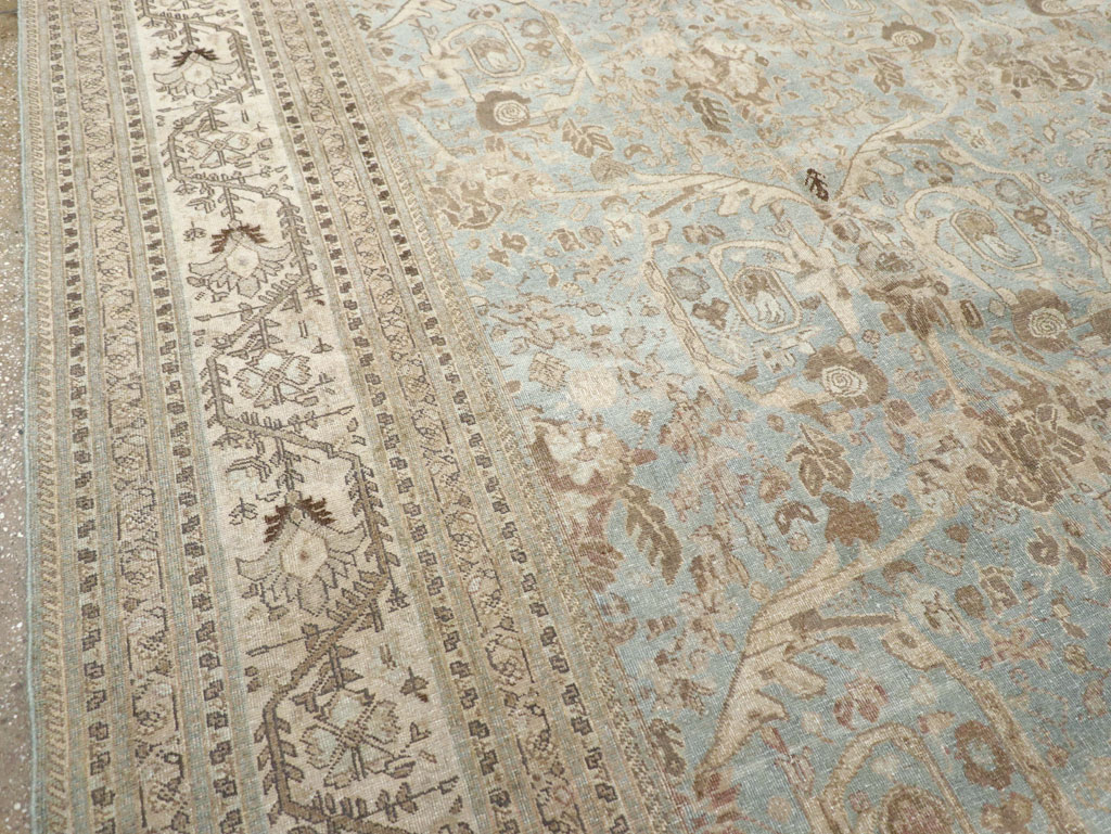 Antique Persian Tabriz Carpet, No.20476 - Staging