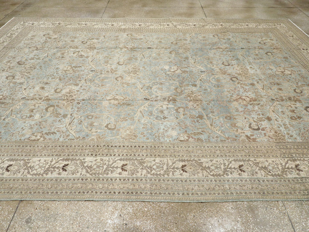 Antique Persian Tabriz Carpet, No.20476 - Staging