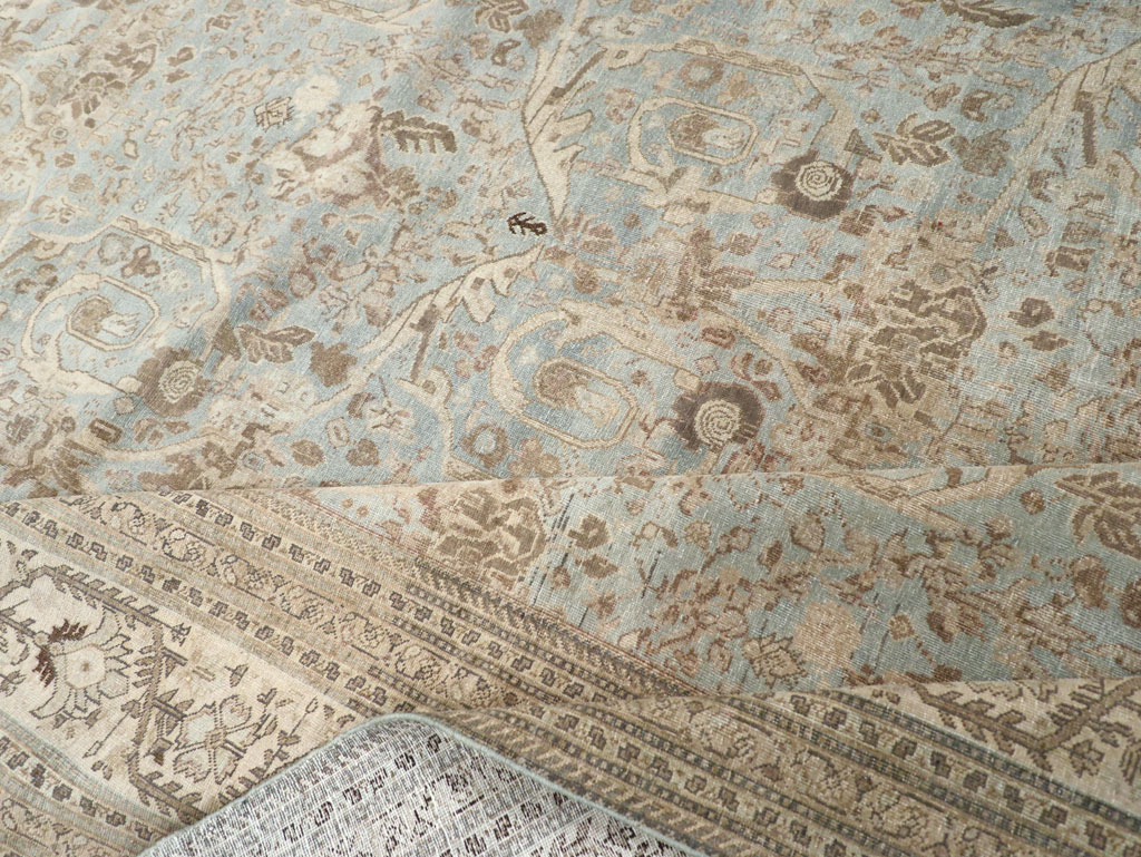 Antique Persian Tabriz Carpet, No.20476 - Staging