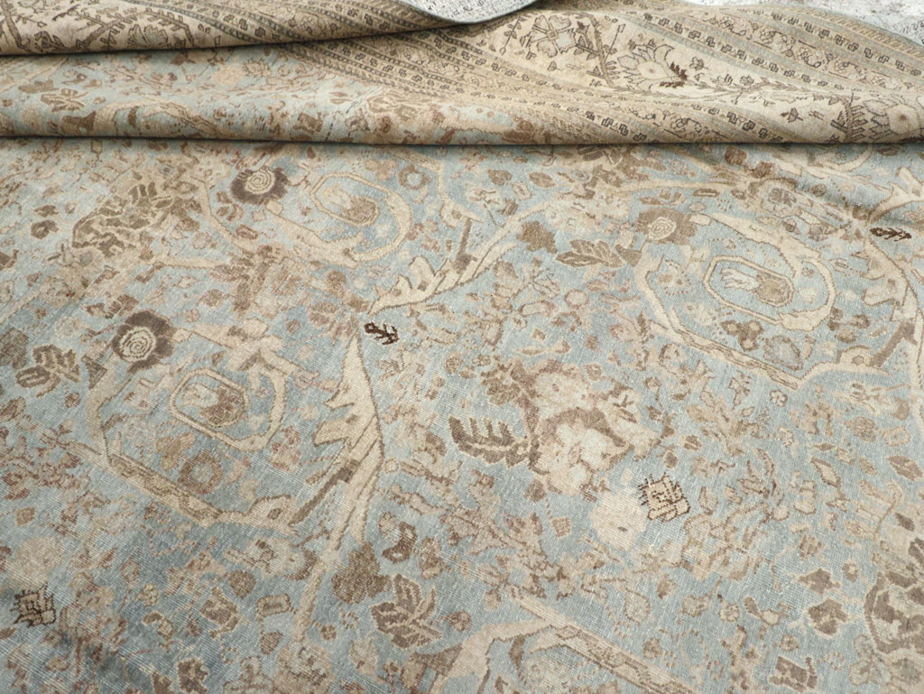 Antique Persian Tabriz Carpet, No.20476 - Staging