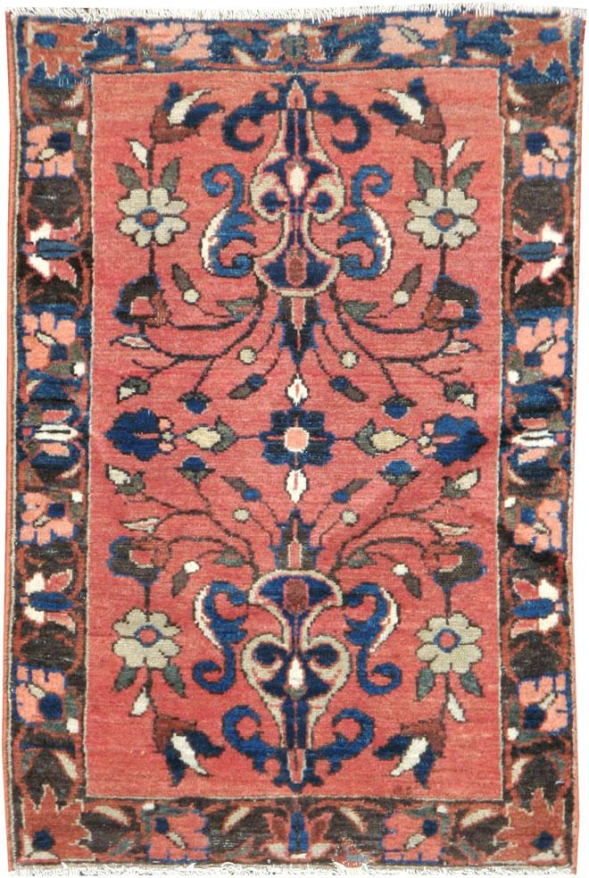 Antique Persian Hamadan Rug, No.20485 - Staging
