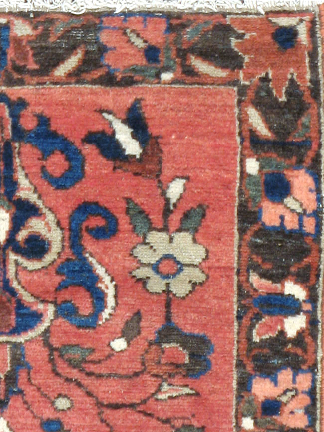 Antique Persian Hamadan Rug, No.20485 - Staging