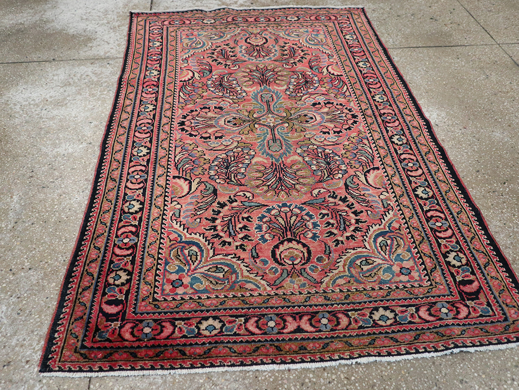 Vintage Persian Lilihan Rug, No.20488 - Staging
