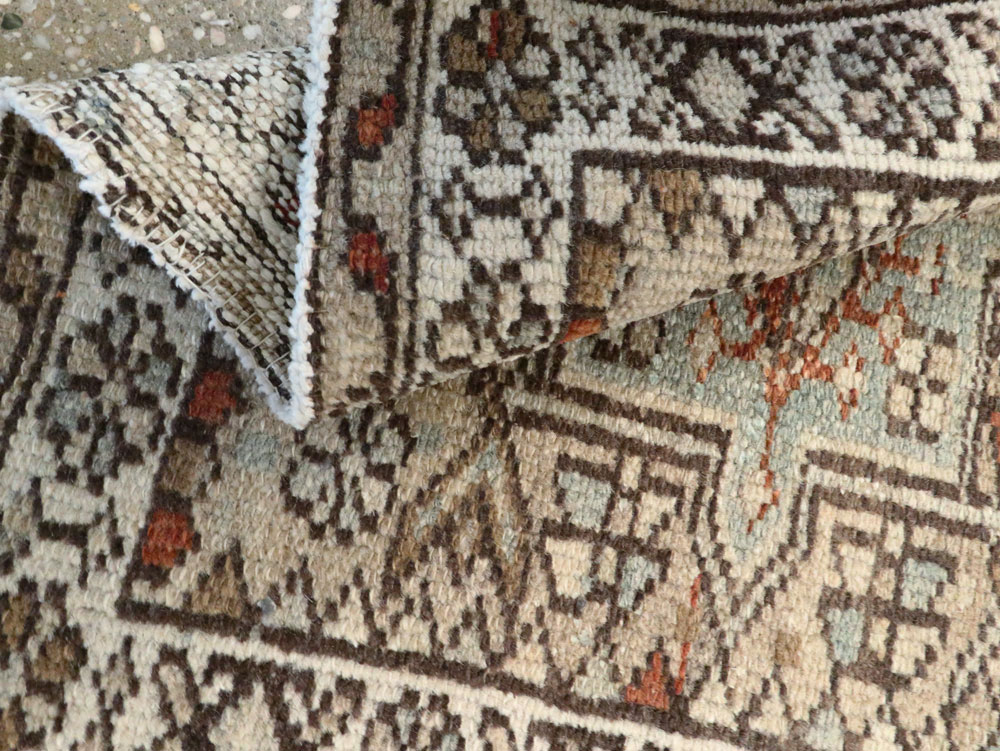 Vintage Persian Karajeh Rug, No.20501 - Staging