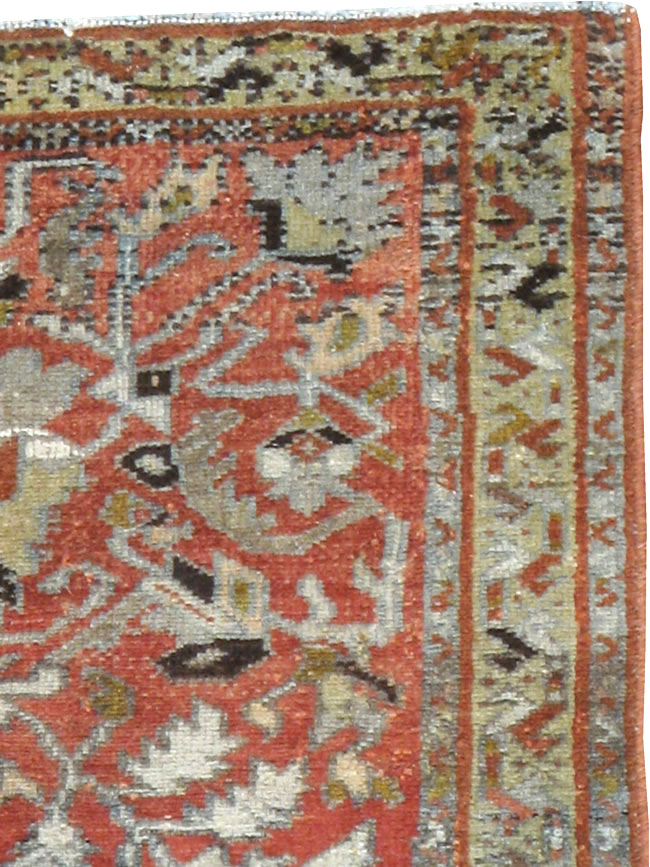 Vintage Persian Malayer Rug, No.20502 - Staging