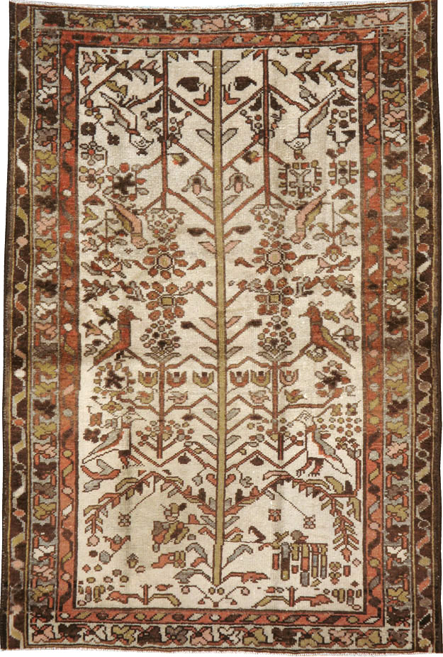 Vintage Persian Malayer Rug, No.20503 - Staging