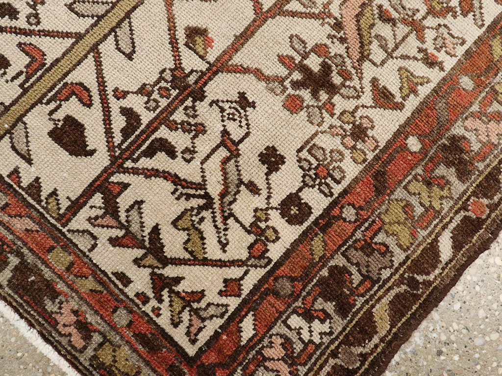 Vintage Persian Malayer Rug, No.20503 - Staging