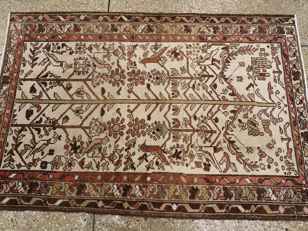 Vintage Persian Malayer Rug, No.20503 - Staging