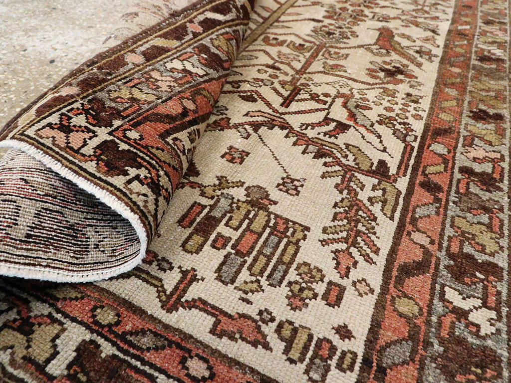 Vintage Persian Malayer Rug, No.20503 - Staging