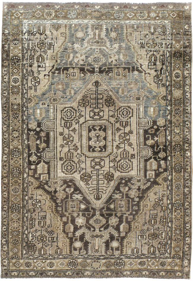 Vintage Persian Malayer Rug, No.20504 - Staging