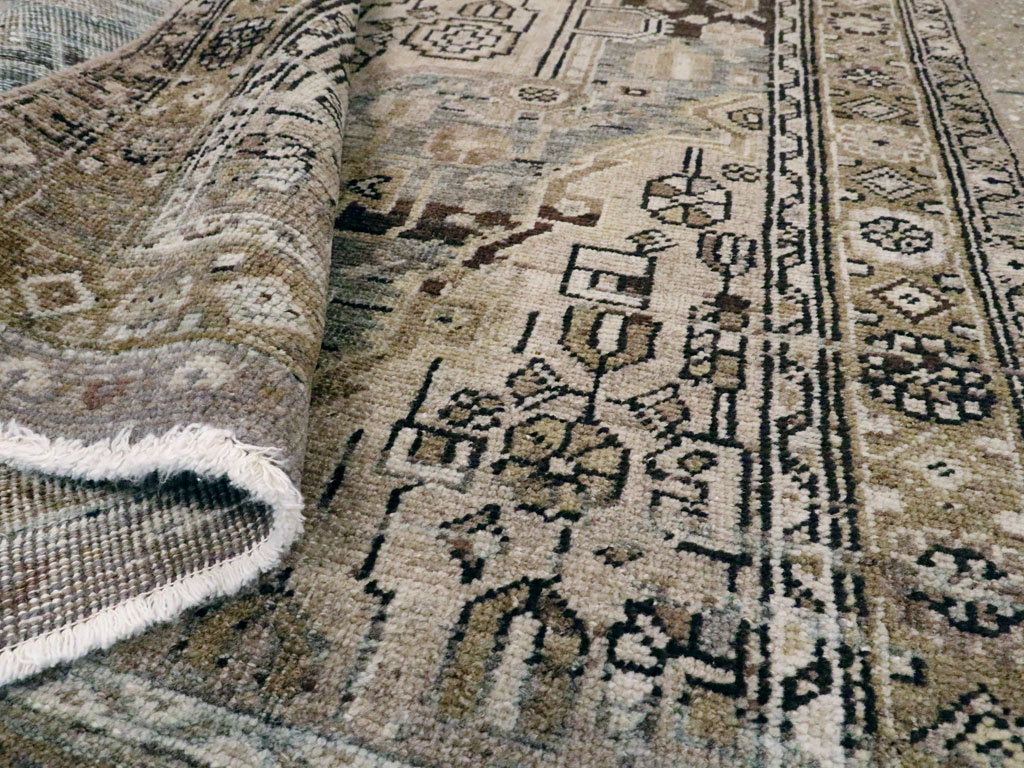 Vintage Persian Malayer Rug, No.20504 - Staging