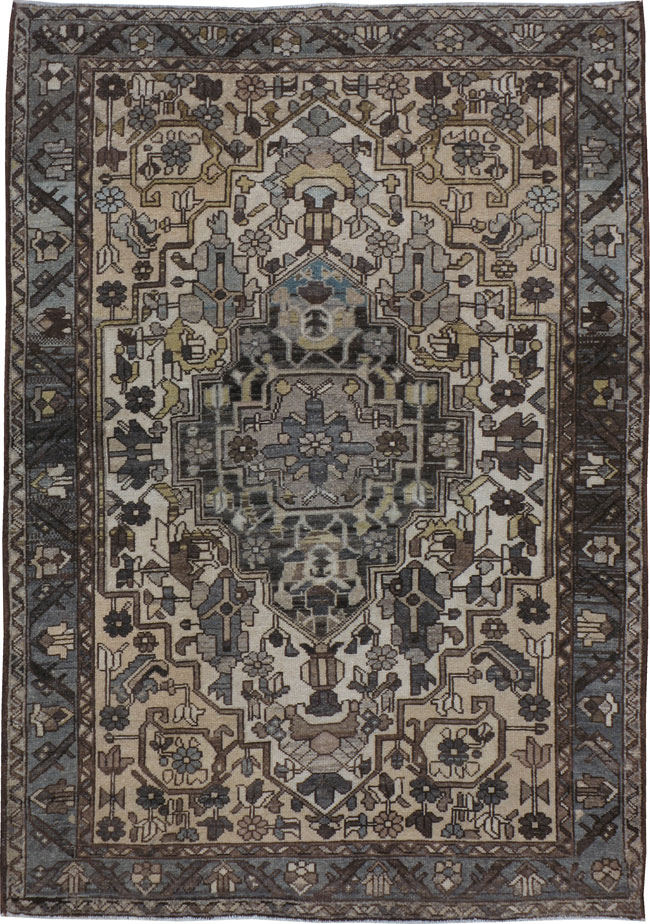 Antique Persian Malayer Rug, No.20505 - Staging