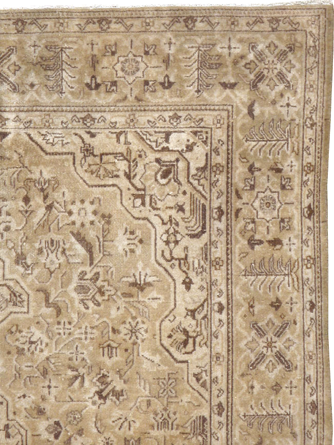 Vintage Persian Kashan Rug, No.20511 - Staging