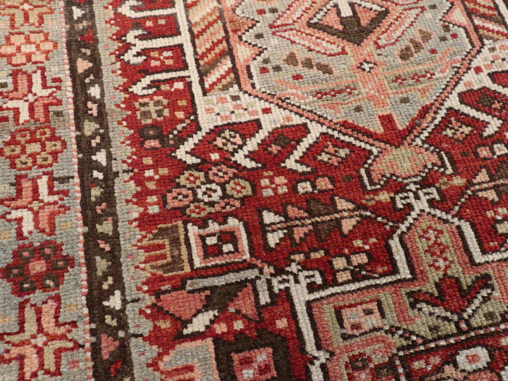 Vintage Persian Karajeh Rug, No.20512 - Staging