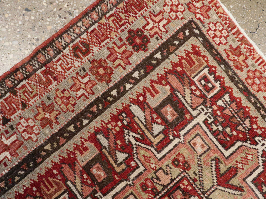 Vintage Persian Karajeh Rug, No.20512 - Staging