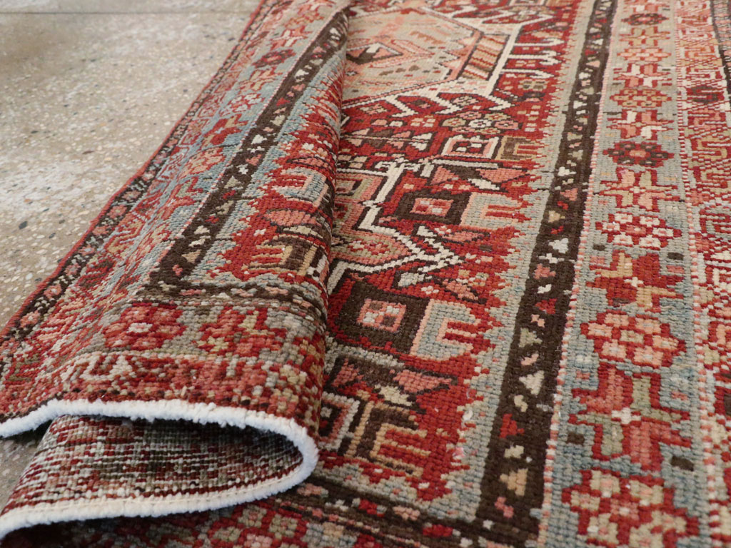 Vintage Persian Karajeh Rug, No.20512 - Staging