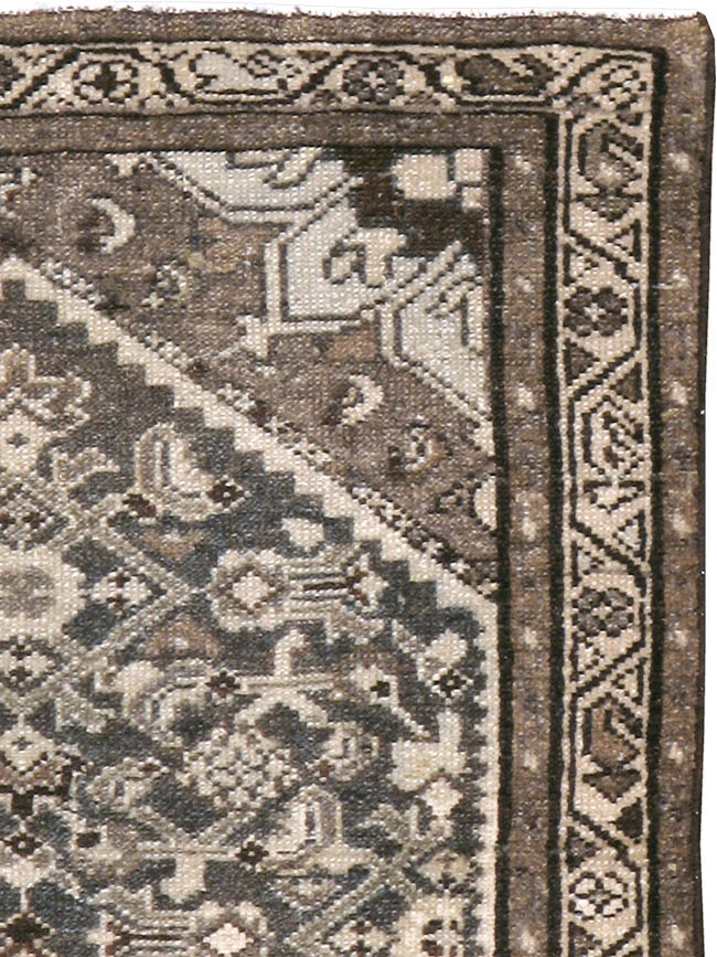 Vintage Persian Malayer Throw Rug, No.20513 - Staging