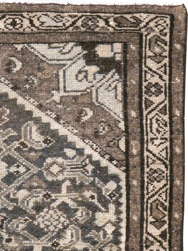 Vintage Persian Malayer Throw Rug, No.20513 - Staging