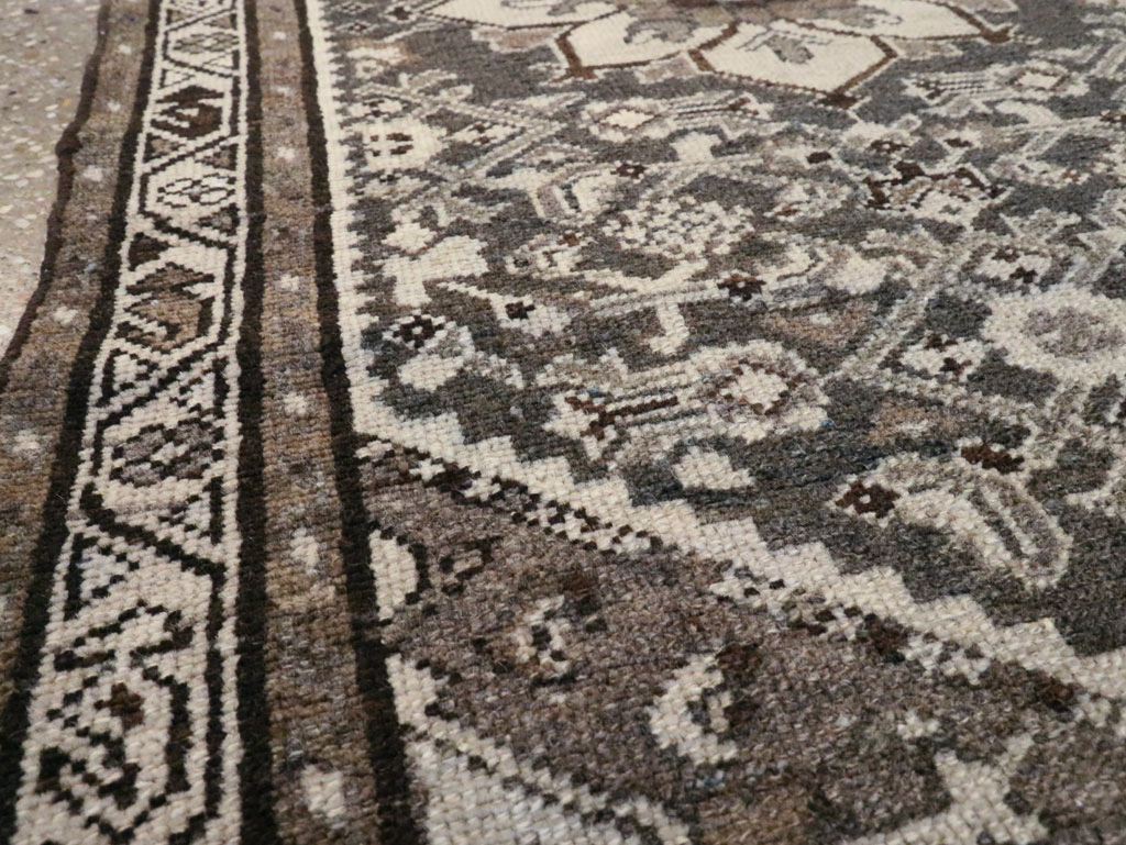 Vintage Persian Malayer Throw Rug, No.20513 - Staging