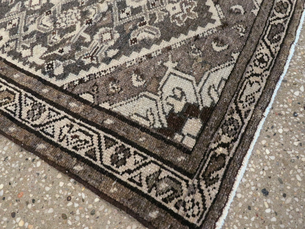 Vintage Persian Malayer Throw Rug, No.20513 - Staging