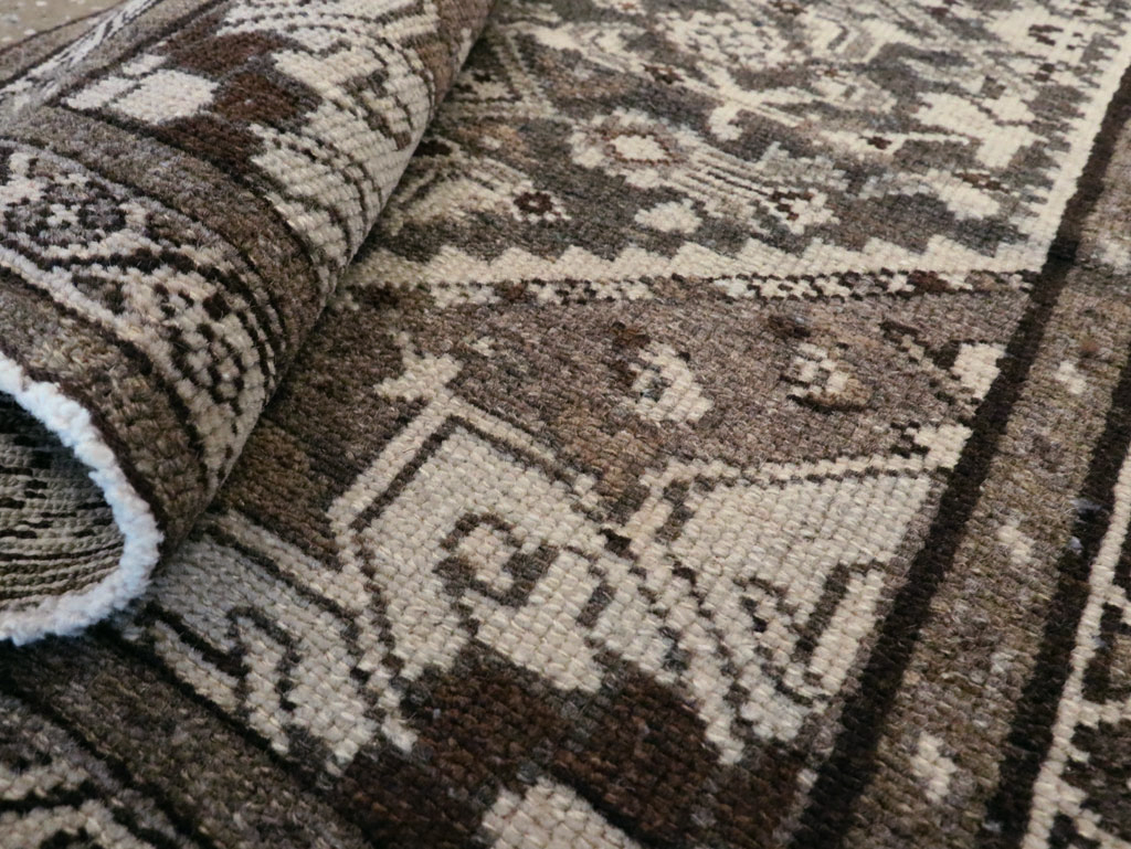 Vintage Persian Malayer Throw Rug, No.20513 - Staging