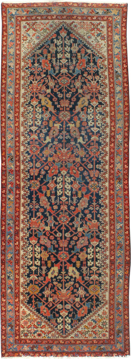 Antique Persian Malayer Runner, No.20519 - Staging