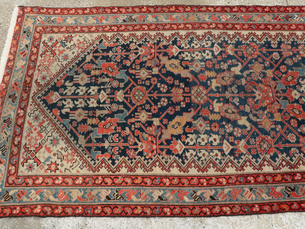 Antique Persian Malayer Runner, No.20519 - Staging