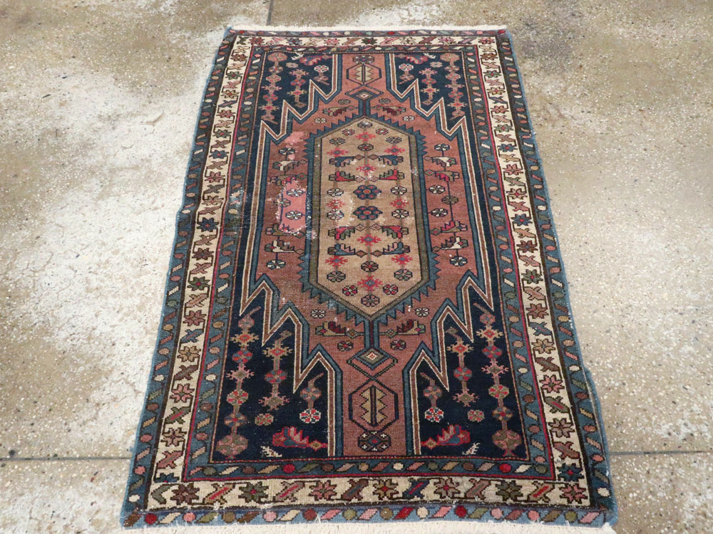 Antique Persian Malayer Rug, No.20538 - Staging