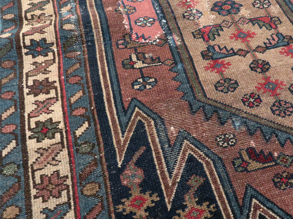 Antique Persian Malayer Rug, No.20538 - Staging