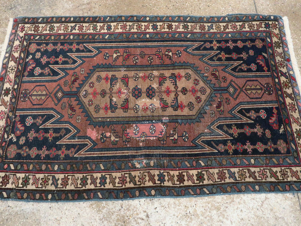 Antique Persian Malayer Rug, No.20538 - Staging