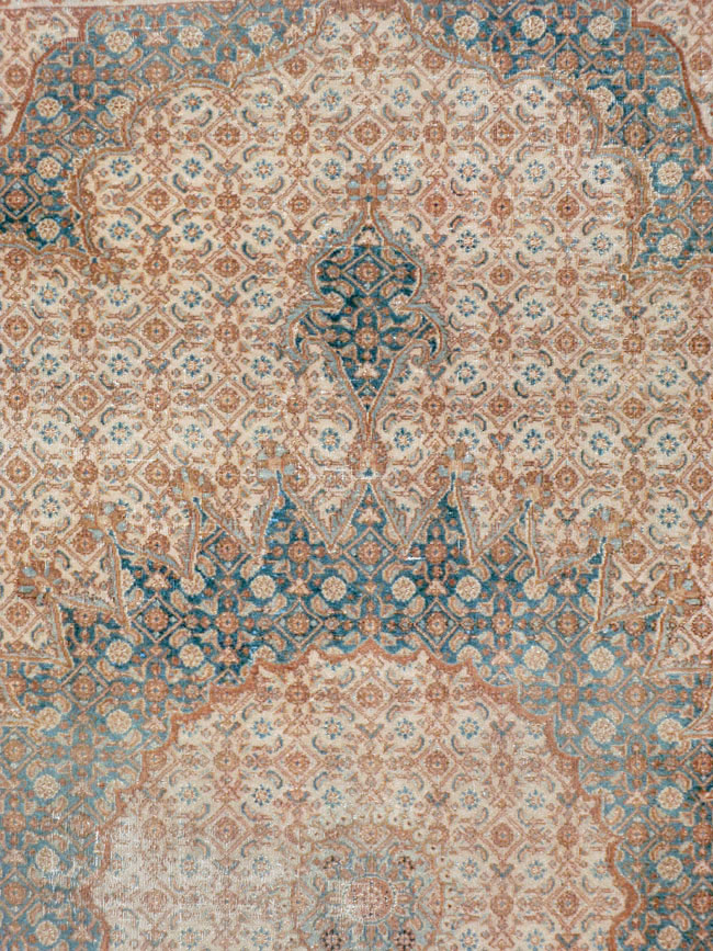 Vintage Persian Mashad Rug, No.20545 - Staging