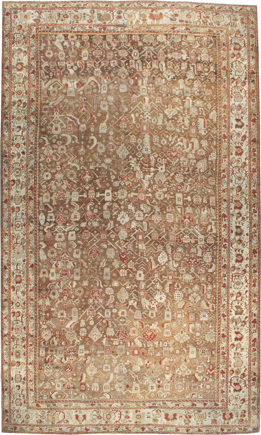 Antique Turkish Ghiordes Carpet, No.20553 - Staging