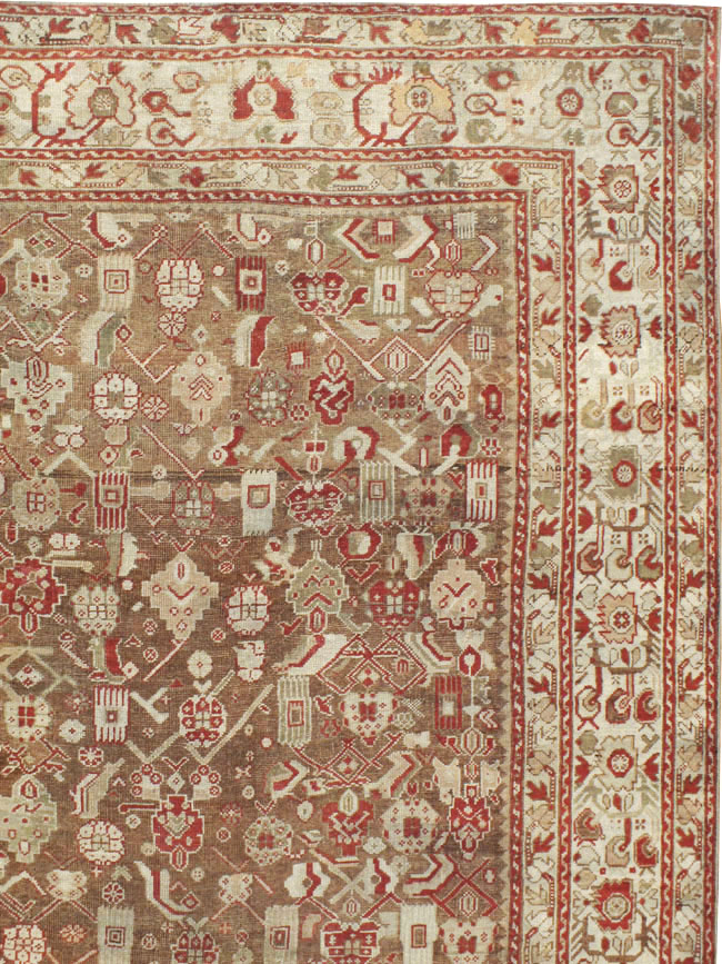 Antique Turkish Ghiordes Carpet, No.20553 - Staging