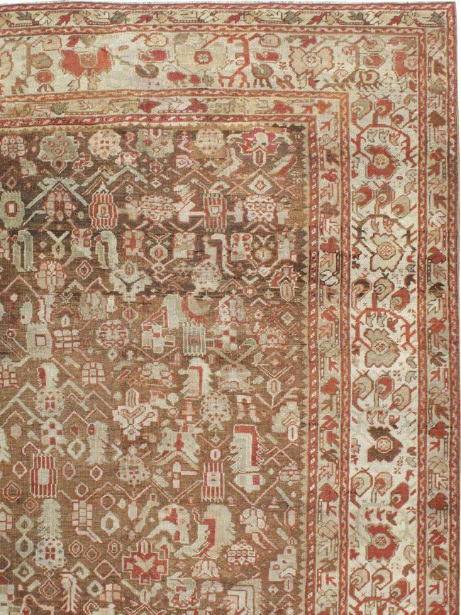 Antique Turkish Ghiordes Carpet, No.20553 - Staging