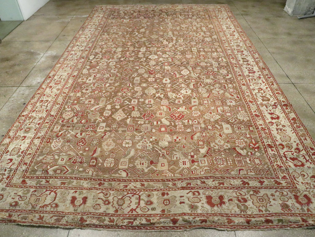 Antique Turkish Ghiordes Carpet, No.20553 - Staging
