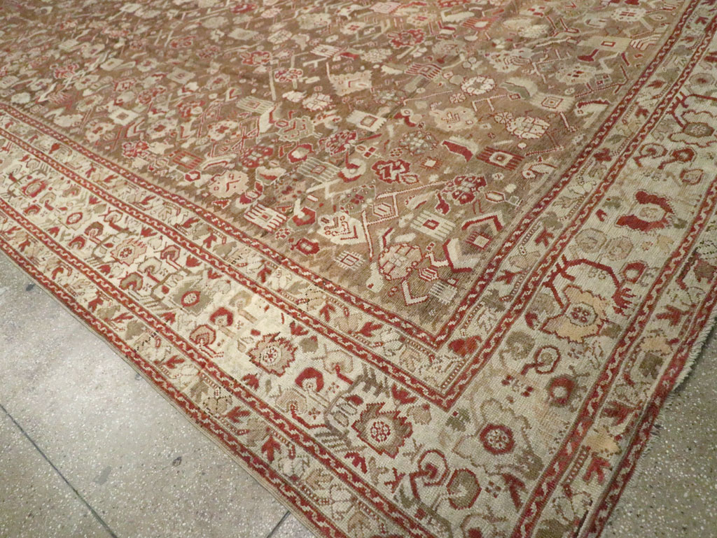 Antique Turkish Ghiordes Carpet, No.20553 - Staging