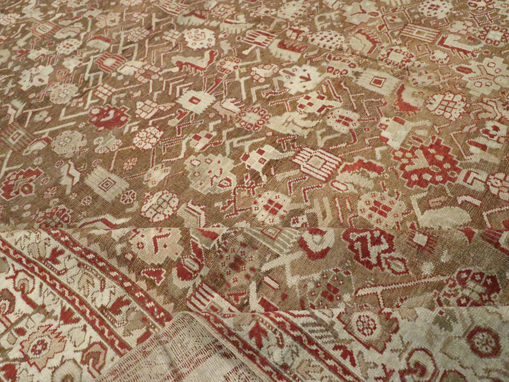 Antique Turkish Ghiordes Carpet, No.20553 - Staging