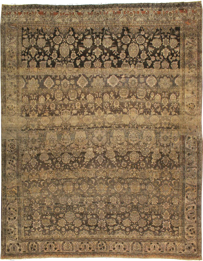 Antique Persian Malayer Carpet, No.20557 - Staging