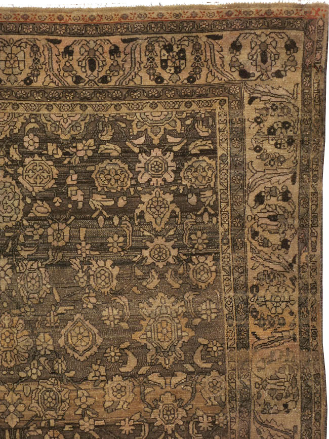 Antique Persian Malayer Carpet, No.20557 - Staging