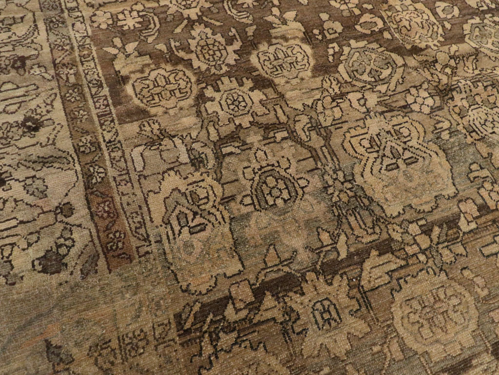 Antique Persian Malayer Carpet, No.20557 - Staging