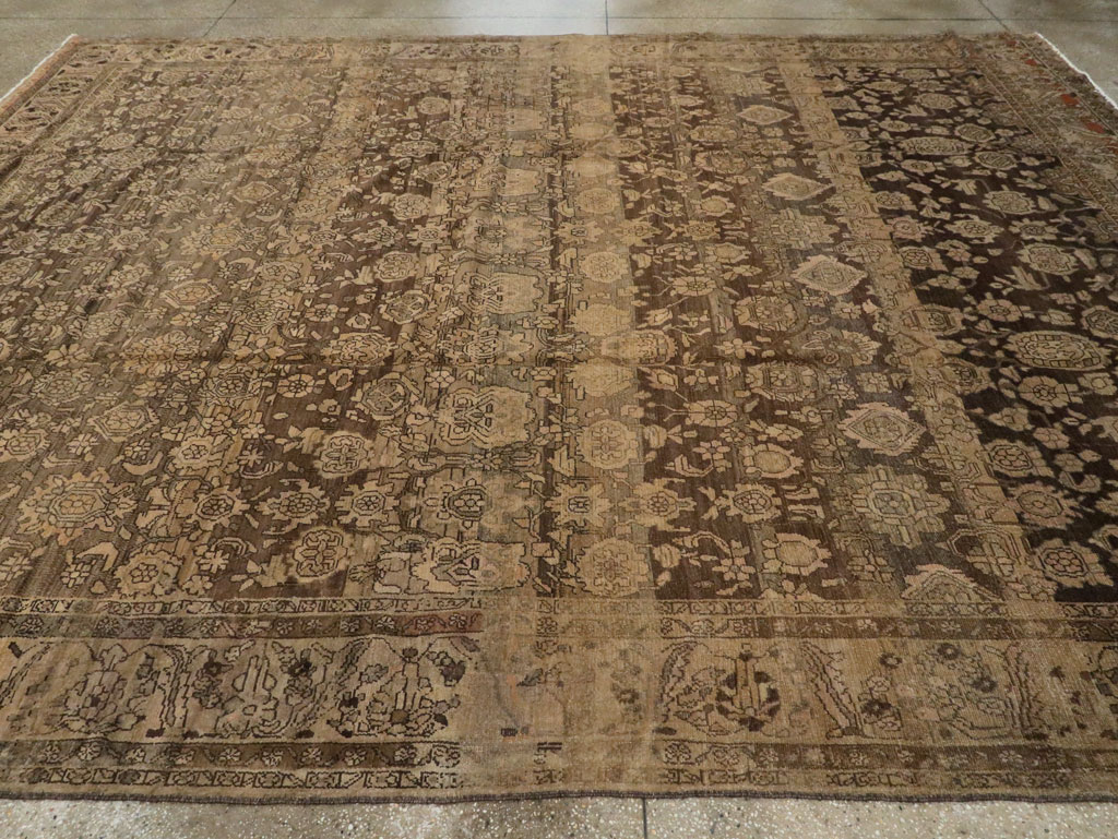 Antique Persian Malayer Carpet, No.20557 - Staging